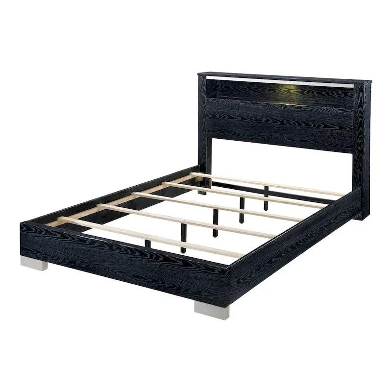 Champs Contemporary Solid Wood 2-Piece Storage Bed and Tall Dresser Set by Furniture of America 10