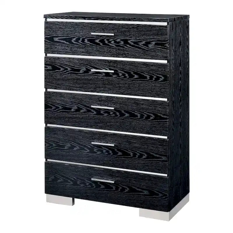 Champs Contemporary Solid Wood 2-Piece Storage Bed and Tall Dresser Set by Furniture of America 11