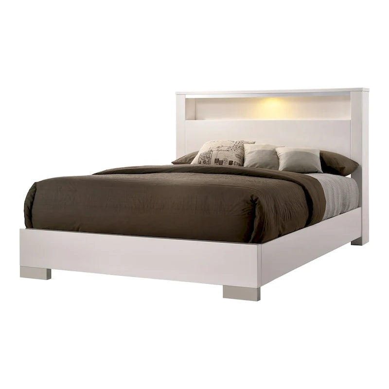 Champs Contemporary Solid Wood 2-Piece Storage Bed and Tall Dresser Set by Furniture of America 16