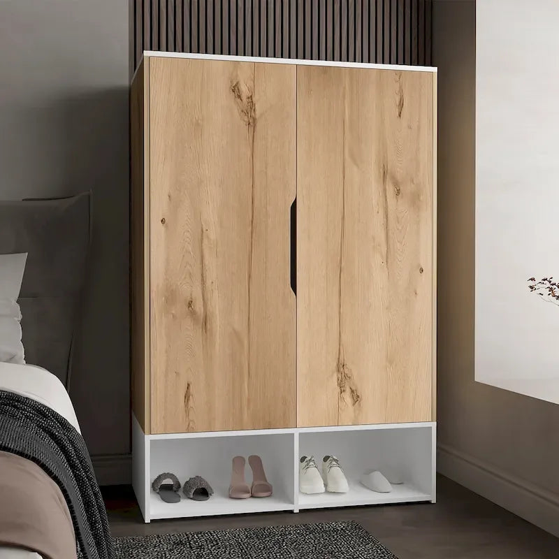 FM Furniture Rose Double Wardrobe with Hanging Rod 19