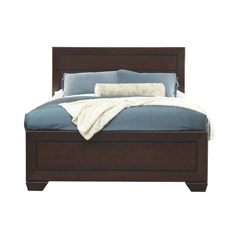 Oatfield 5-Piece Dark Cocoa Bedroom Set with Two Nightstands 2