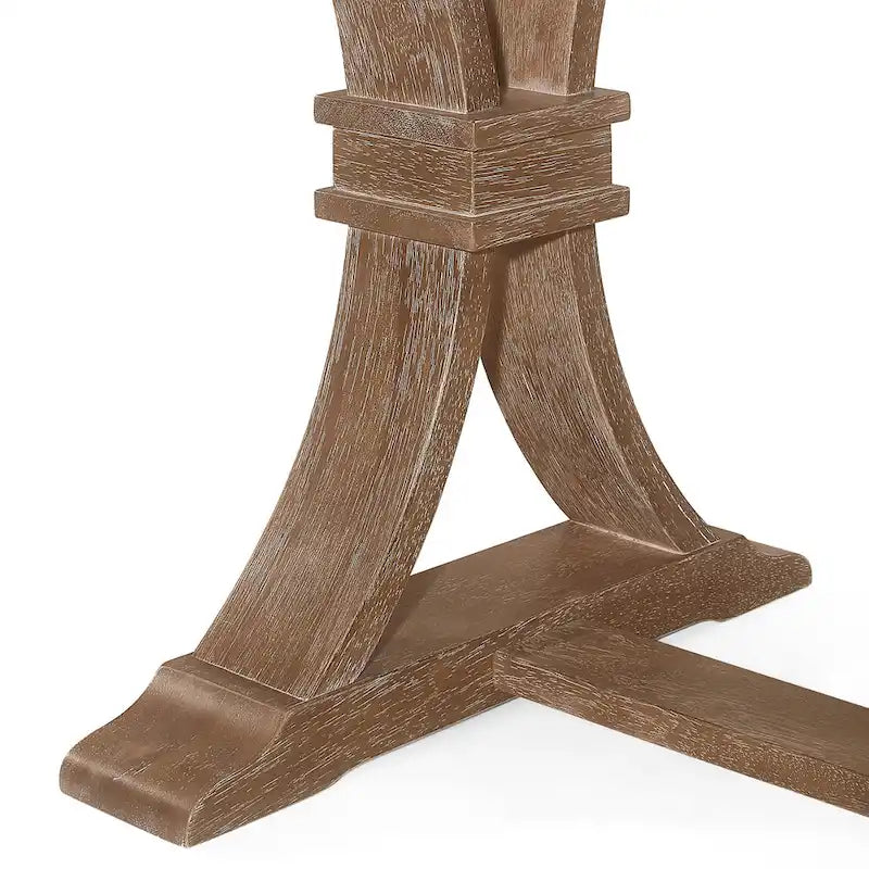 Christopher Knight Home 7-Piece Dining Set with Hudson Fabric and Wood 19