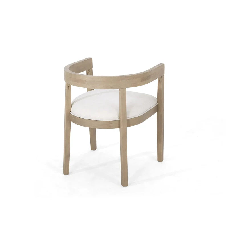 Christopher Knight Home 7-Piece Dining Set with Hudson Fabric and Wood 24
