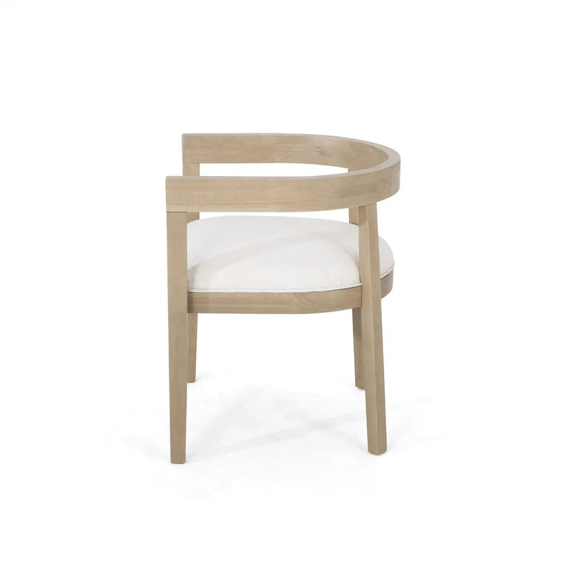 Christopher Knight Home 7-Piece Dining Set with Hudson Fabric and Wood 25