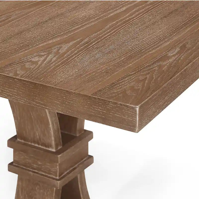 Christopher Knight Home 7-Piece Dining Set with Hudson Fabric and Wood 29