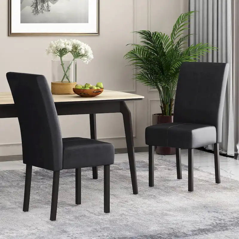Christopher Knight Home Pertica Set of 2 Upholstered T-Stitch Dining Chairs 34
