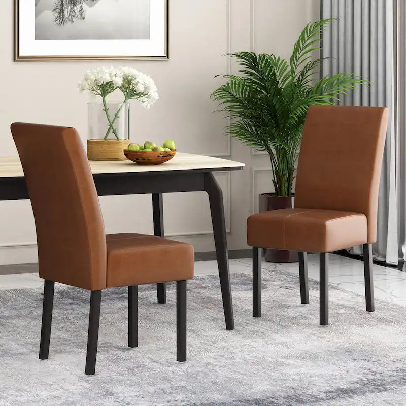 Christopher Knight Home Pertica Set of 2 Upholstered T-Stitch Dining Chairs 3