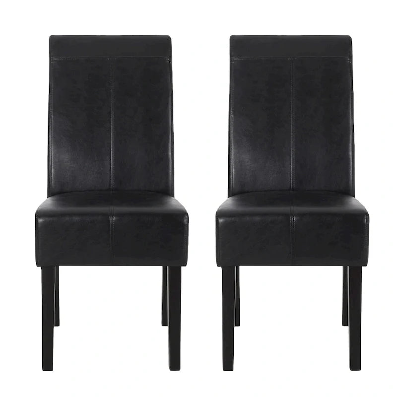 Christopher Knight Home Pertica Set of 2 Upholstered T-Stitch Dining Chairs 4