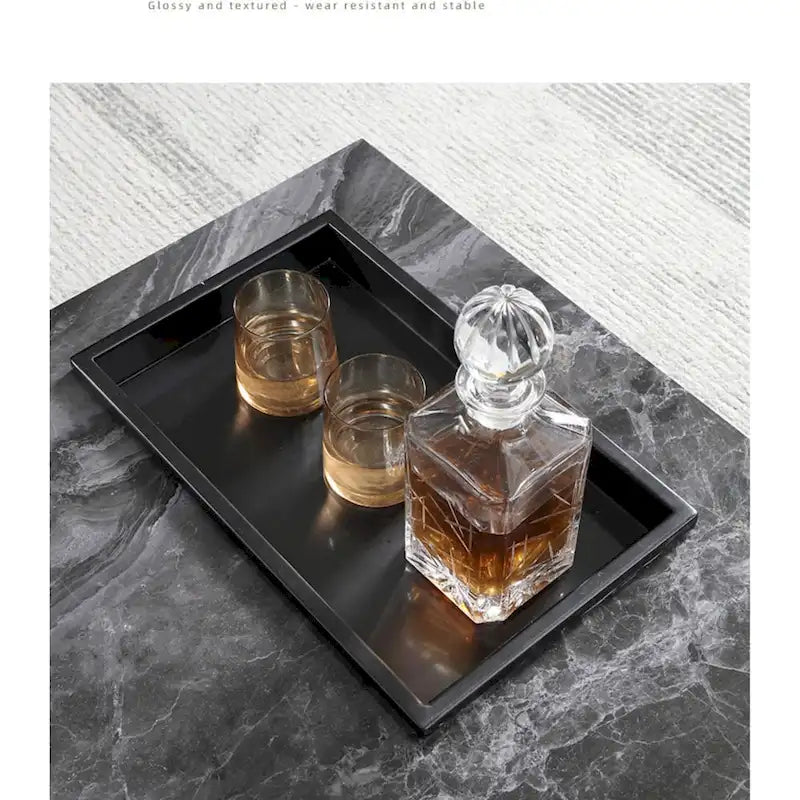 JASIWAY Elegant Sintered Stone Square Coffee Table 3