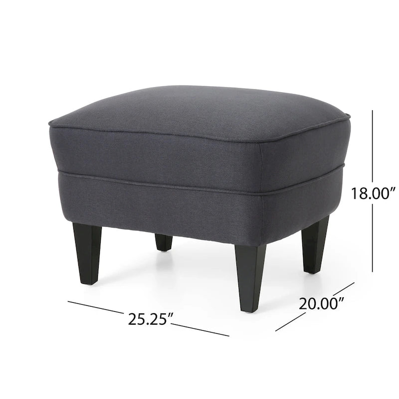 Christopher Knight Home Correia Club Chair and Ottoman Duo 5