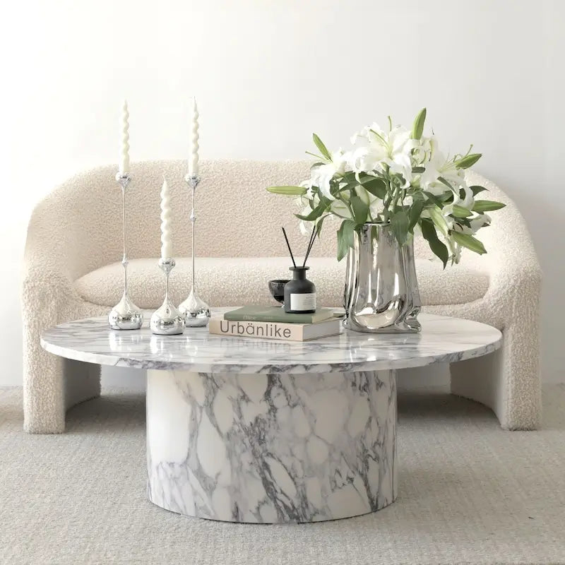 40-Inch Pedestal Coffee Table 28