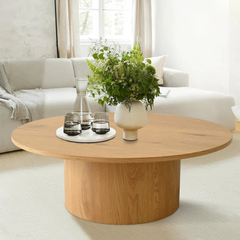 40-Inch Pedestal Coffee Table 2