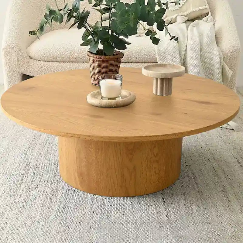 40-Inch Pedestal Coffee Table 7