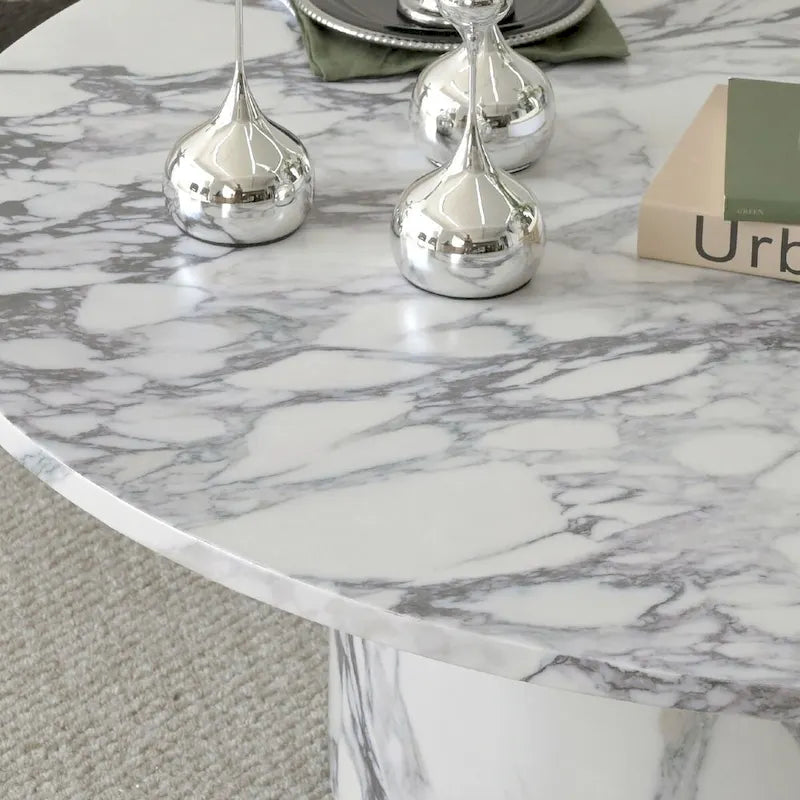 40-Inch Pedestal Coffee Table 16