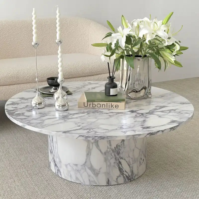 40-Inch Pedestal Coffee Table 19