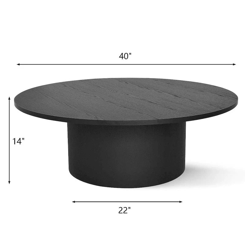 40-Inch Pedestal Coffee Table 22