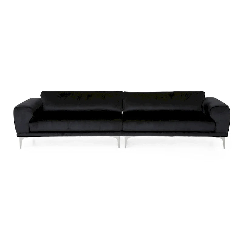 Christopher Knight Home Croydon Modern Glam Velvet Sofa for 4 17