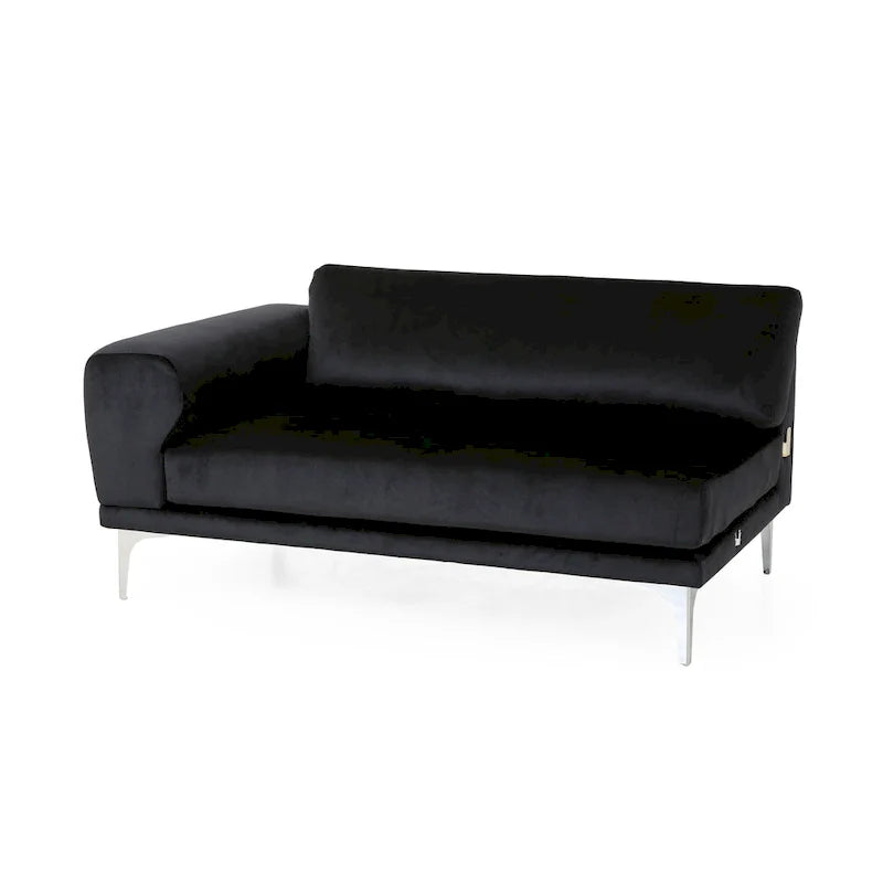 Christopher Knight Home Croydon Modern Glam Velvet Sofa for 4 4