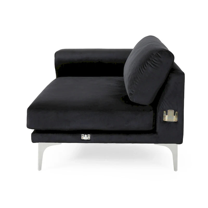 Christopher Knight Home Croydon Modern Glam Velvet Sofa for 4 5