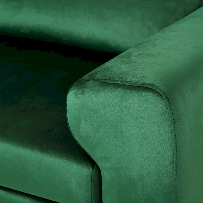 Christopher Knight Home Croydon Modern Glam Velvet Sofa for 4 11