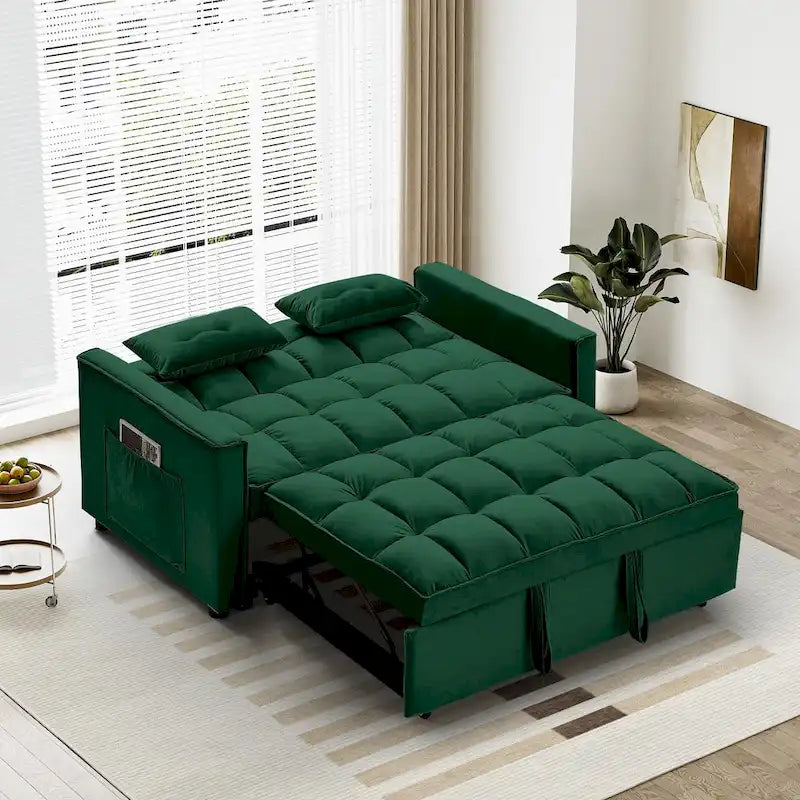 Ouyessir 3-in-1 Versatile Convertible Sofa Bed 1