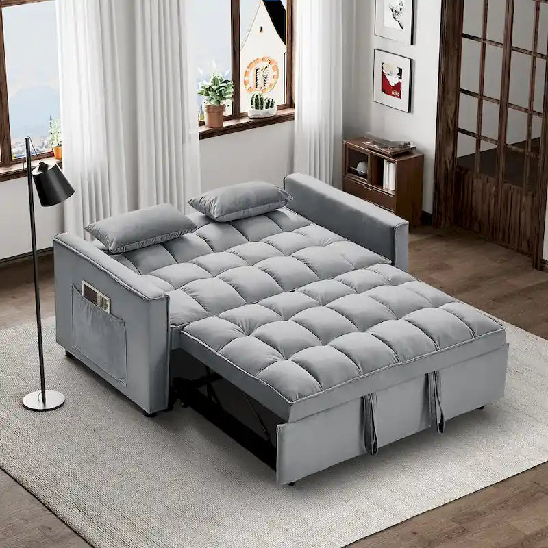 Ouyessir 3-in-1 Versatile Convertible Sofa Bed 3