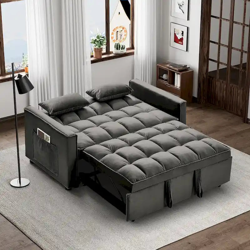 Ouyessir 3-in-1 Versatile Convertible Sofa Bed 7