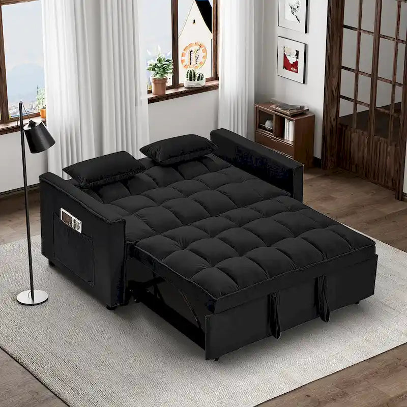 Ouyessir 3-in-1 Versatile Convertible Sofa Bed 8