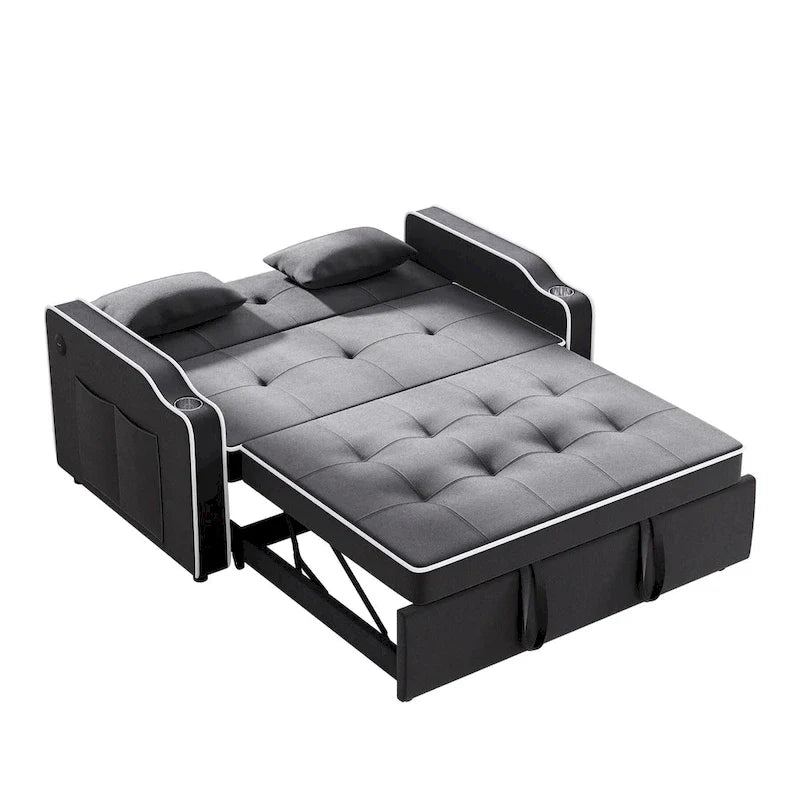 Ouyessir 3-in-1 Versatile Convertible Sofa Bed 18