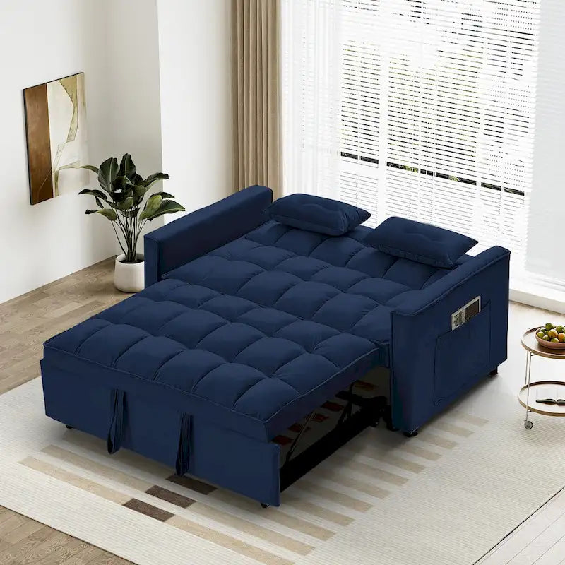 Ouyessir 3-in-1 Versatile Convertible Sofa Bed 21