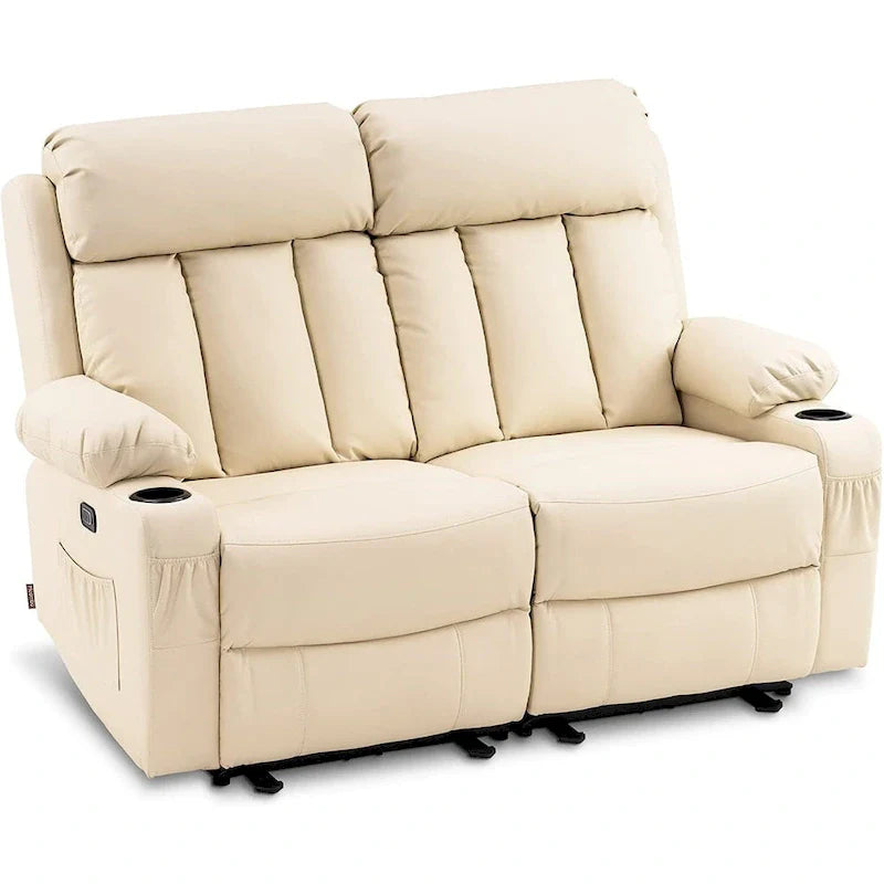 MCombo Faux Leather Electric Reclining Sofa with Heat and Massage - Models 6095/6075/6077 9