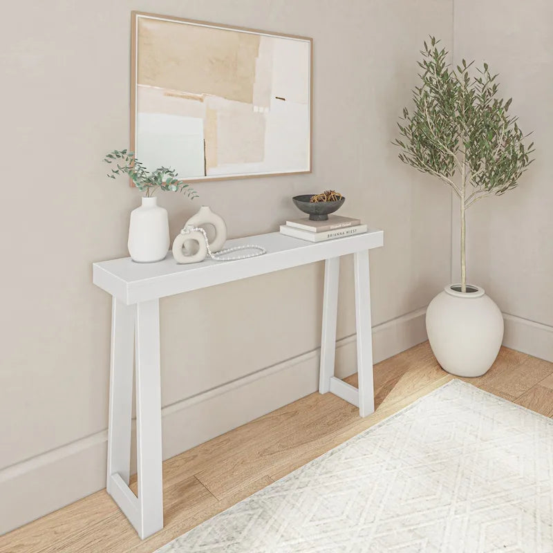 Classic 46-Inch Plank and Beam Console Table 37