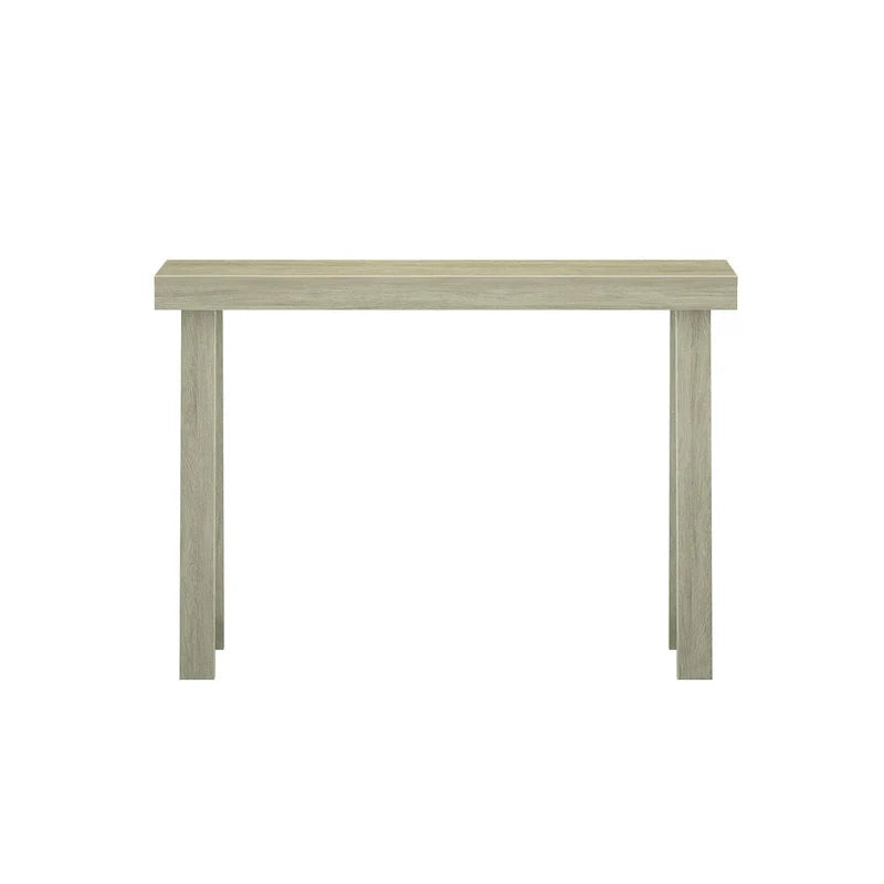 Classic 46-Inch Plank and Beam Console Table 7
