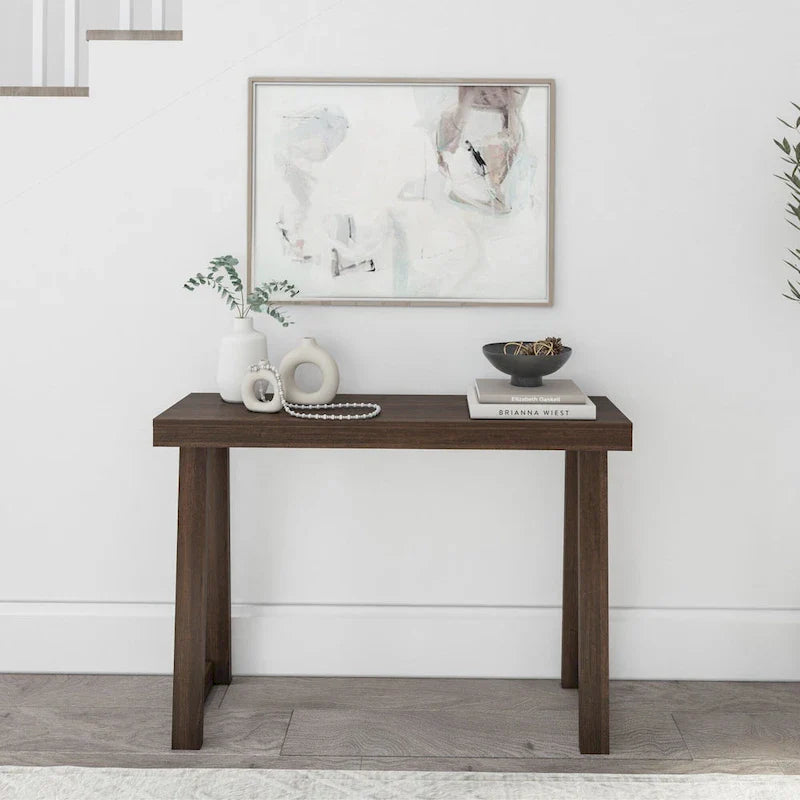 Classic 46-Inch Plank and Beam Console Table 30