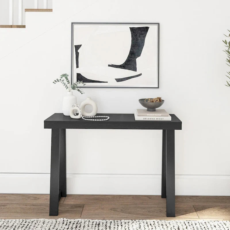 Classic 46-Inch Plank and Beam Console Table 34
