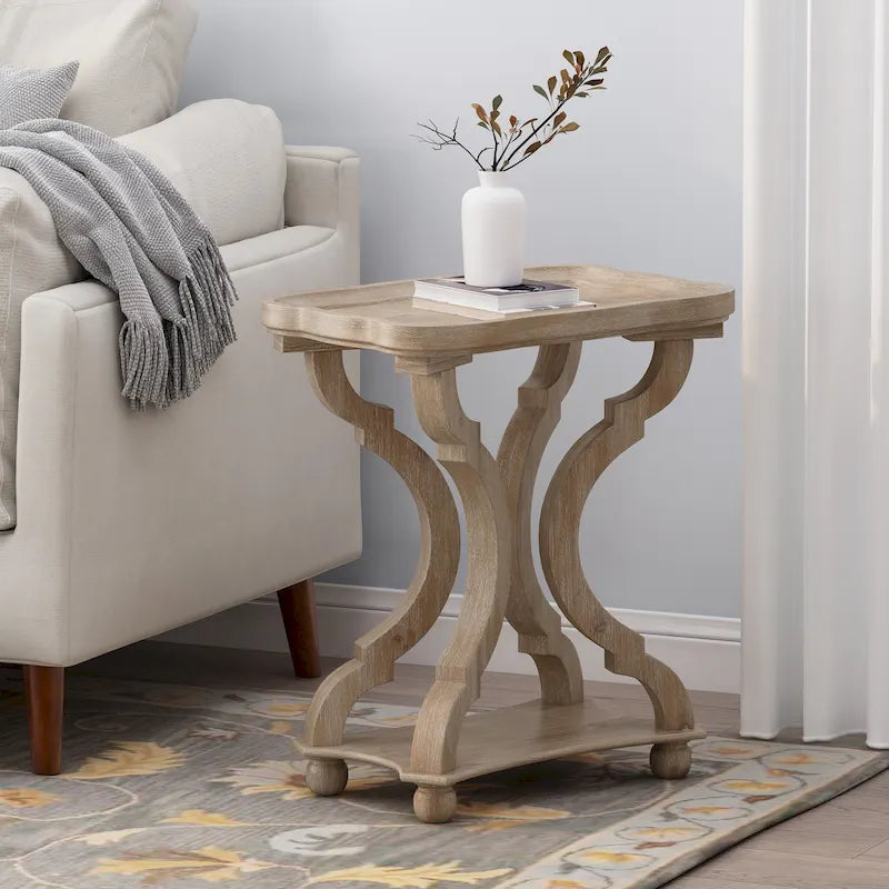 Christopher Knight Home Ouray Rectangular Top French Country Accent Table 30