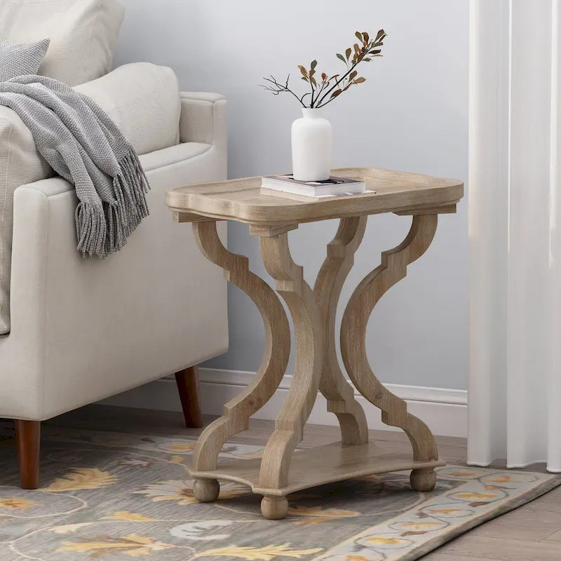 Christopher Knight Home Ouray Rectangular Top French Country Accent Table 2