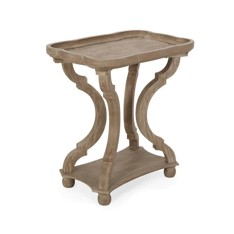 Christopher Knight Home Ouray Rectangular Top French Country Accent Table 9