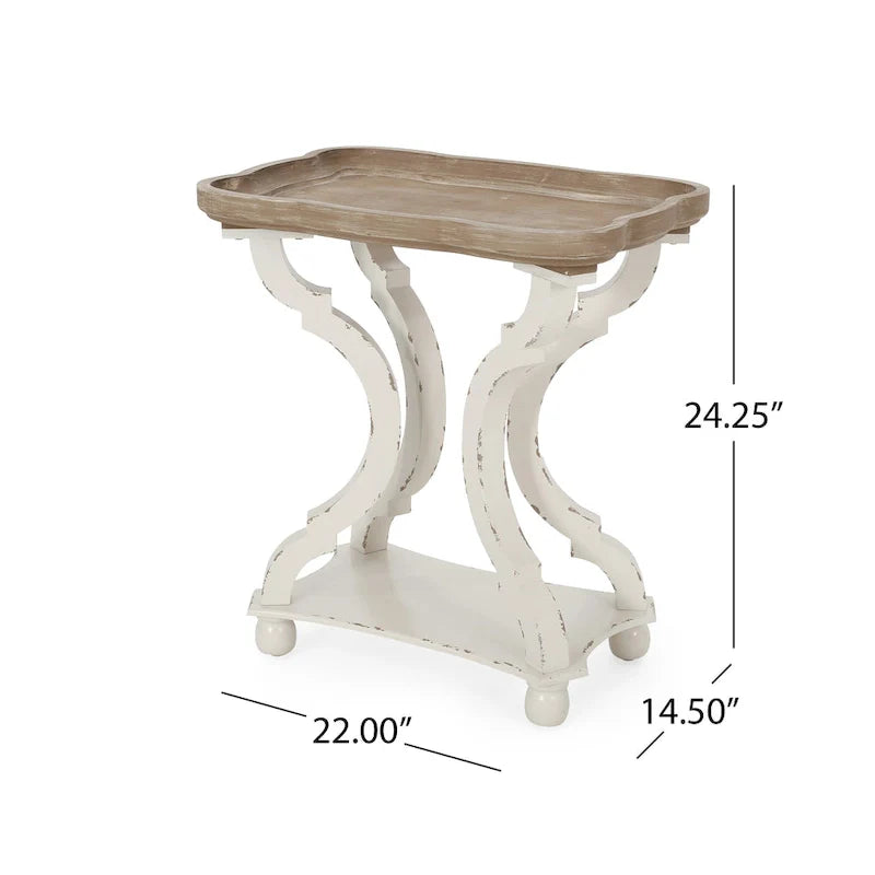 Christopher Knight Home Ouray Rectangular Top French Country Accent Table 14