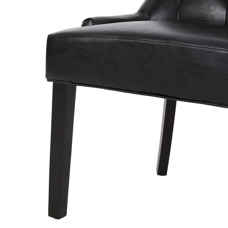Set of 2 Cheney Tufted Dining Chairs by Christopher Knight Home 5