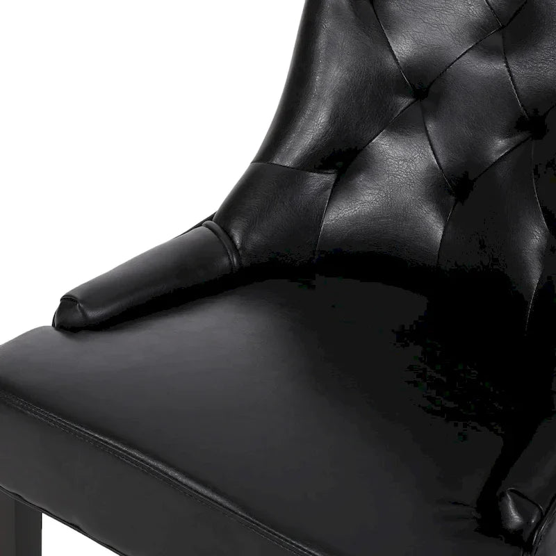 Set of 2 Cheney Tufted Dining Chairs by Christopher Knight Home 6