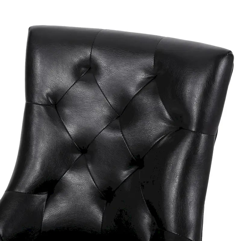 Set of 2 Cheney Tufted Dining Chairs by Christopher Knight Home 7