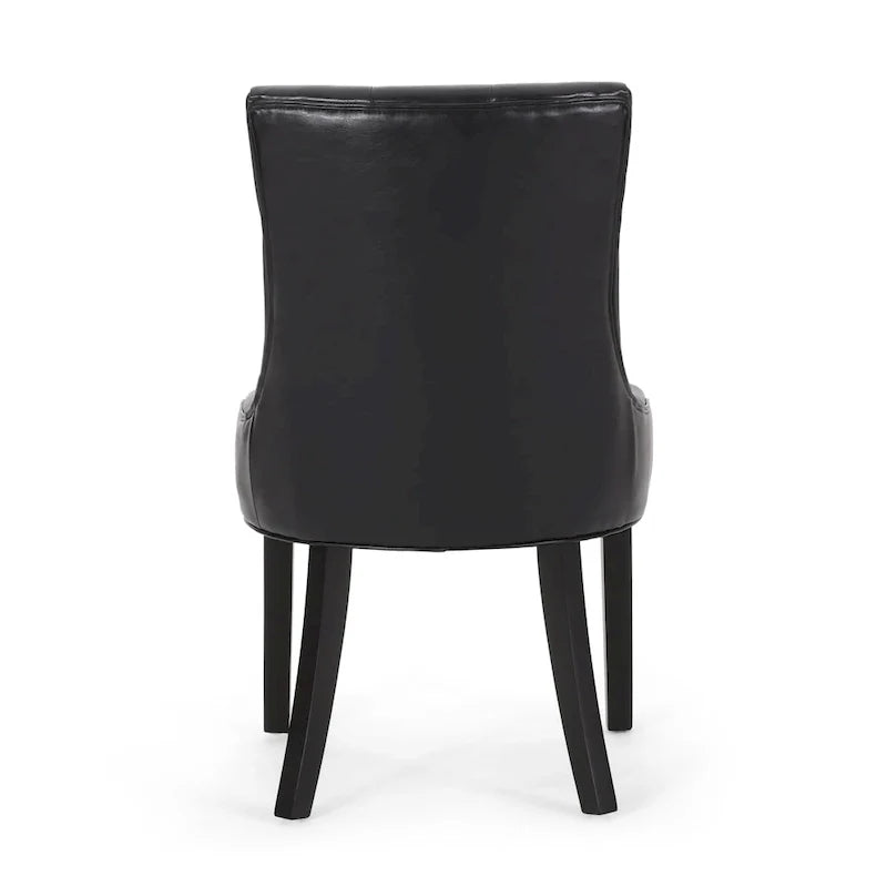 Set of 2 Cheney Tufted Dining Chairs by Christopher Knight Home 10