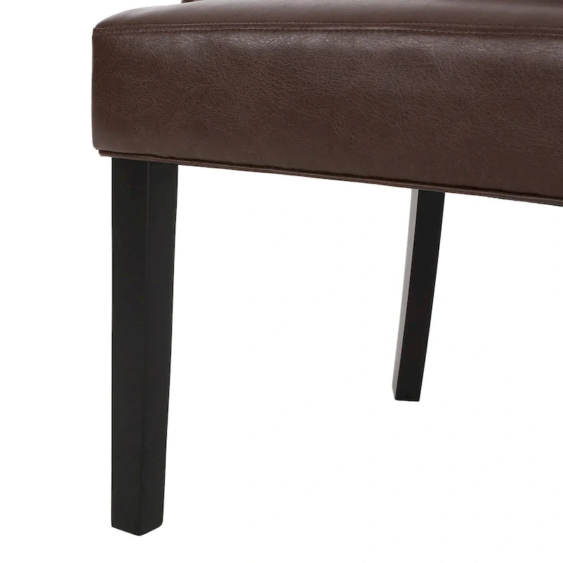 Set of 2 Cheney Tufted Dining Chairs by Christopher Knight Home 15