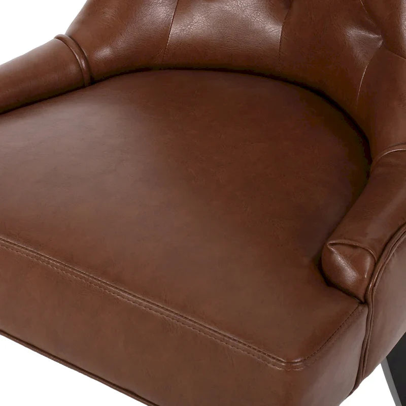 Set of 2 Cheney Tufted Dining Chairs by Christopher Knight Home 26