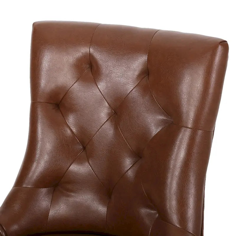 Set of 2 Cheney Tufted Dining Chairs by Christopher Knight Home 27