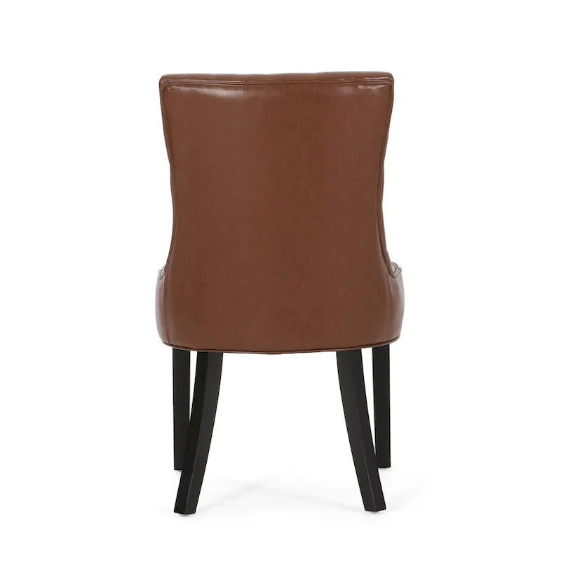 Set of 2 Cheney Tufted Dining Chairs by Christopher Knight Home 30