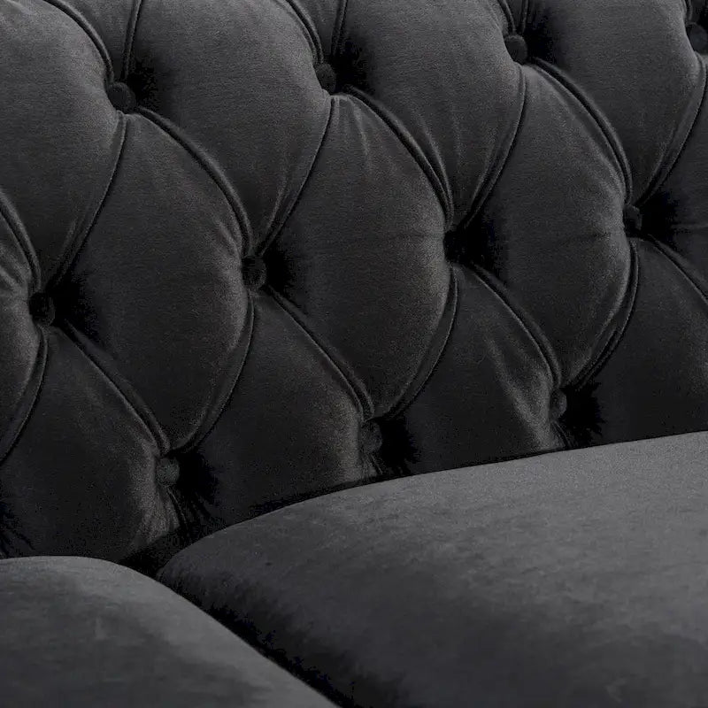 Christopher Knight Home Parkhurst Velvet Tufted Sofa 8