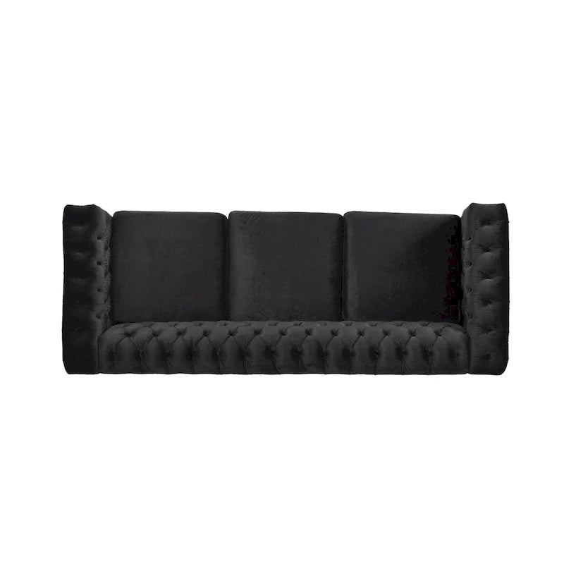 Christopher Knight Home Parkhurst Velvet Tufted Sofa 10