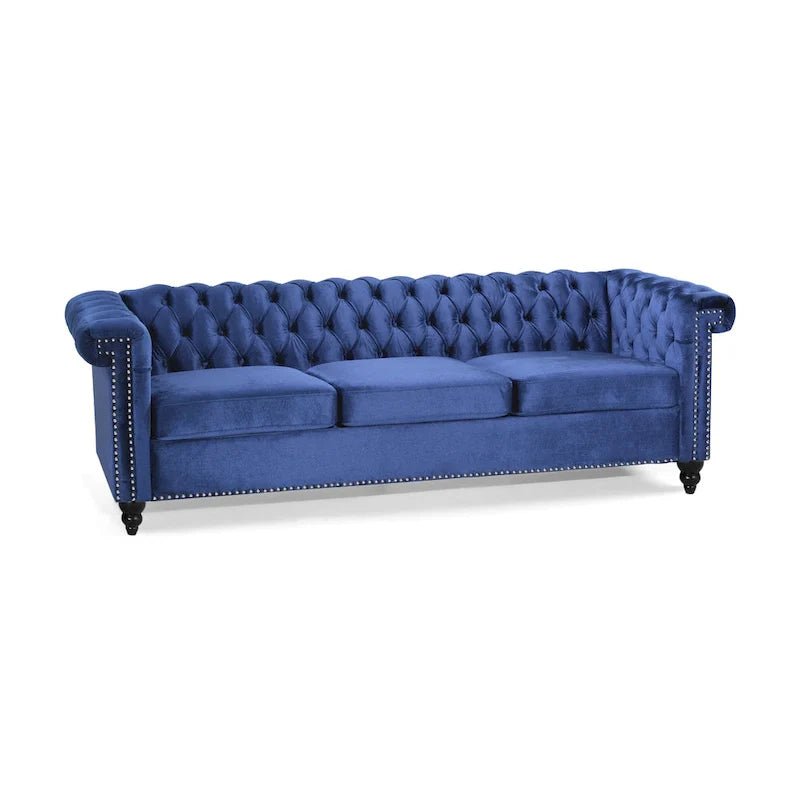 Christopher Knight Home Parkhurst Velvet Tufted Sofa 15